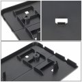 Au1068115 Factory Style Front Bumper License Plate Mounting Bracket Compatible With Audi A4 S4 Standard 2017-2019 Matte Black