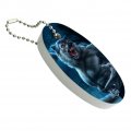 Graphics More Crazy Scary Werewolf Monster Floating Keychain Oval Foam Fishing Boat Buoy Key Float