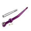 Civic Del Sol Crx Integra Single Bend Short Throw Shifter Purple 3 5 Inches Extension Kit Silver 