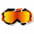 Youth Kids Dirt Bike Goggles Motocross Mx Atv Motorcycle Off Road Glasses With Anti Fog 100 Percent Uv Protection Orange Tinted 