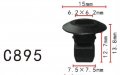 Autobahn88 Fender Apron Screw Grommet Compatible With Volkswagen Oem N90833801 Pack Of 20