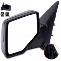 Ocpty Black Left Side Mirror Fit For 2006-2011 Ford Ranger Textured Glass Manual Folding Non-heated