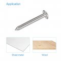 Uxcell Phillips Head Self Tapping Screws 14 X 2 304 Stainless Steel Wood Sheet Metal Screw 10pcs