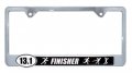 13 1 Half Marathon Finisher Black License Plate Frame