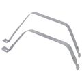 St130 Fuel Tank Straps For Ford Pickup Alloy Steel Black Pair 20 In Length 