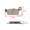 Caltric Rear Brake Pads Compatible With Kawasaki Kx250 1997 1998 1999 2000