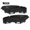 G-plus Rear Left Right Side 1pair Bumper Brackets Compatible With 2007-2012 Toyota Yaris Base 2007-2009 S 5215552091 5215652091