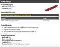 3rd Third Brake Light Stop Lamp Compatible With 2006-2009 Volkswagen Rabbit Hatchback