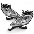 2011 2012 2013 Hyundai Elantra 4dr Sedan Bumper Fog Lights Lamp W Switch Assembly Driver Passenger Side 