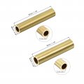 Uxcell Brass Tube 6mm 7mm Od X 1mm Wall Thickness 30mm Length Seamless Pipe Round Tubing Tone Pack Of 20