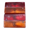 Fridayparts 2pcs Rear Light Lamp 700 23600 70023600 Compatible For Jcb Backhoe Loader 3cx 4cx Replacement