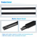 X Autohaux 4pcs Weatherstrip Window Trim Seal Belt Car Outside For Ram 1500 2500 3500 2011-2023 55112376ah 55112377ah