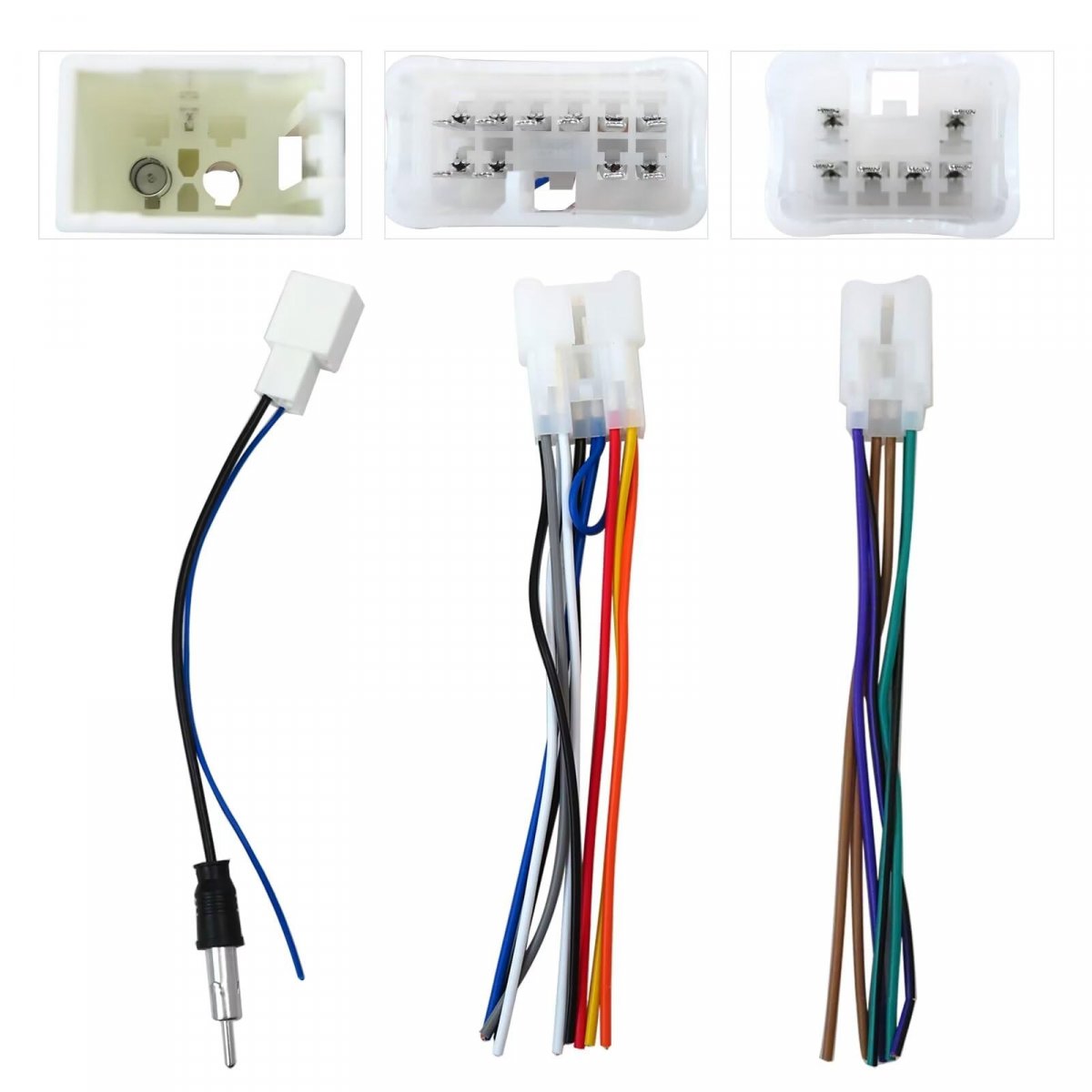 3pcs Radio Wiring Harness Adapter Kit For Toyota Tacoma 1995-up