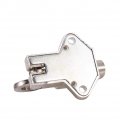 Qiilu Window Gate Security Pull Ring Spring Bounce Door Bolt Zinc Alloy Latch Lock