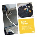 Vicasky 3pcs Oil Change Tool Car Brake Fluid Exchange Hose Extractor Automotive Replacement Bleeder Component Drain Abs