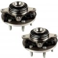Ocpty 2pc New Premium 515043 Front Wheel Bearing And Hub Assembly For 6-lug Abs 2003 2004 2005 2006d Expedition For Lincoln