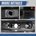Auto Dynasty U-led Drl Projector Headlights Assembly For Chevy Trailblazer 2002-2009 Ext 2002 2003 2004 2005 2006 Driver And