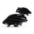 Fog Light Cover Pair For Mazda 6 2014 2015 2016 2017 Driver And Passenger Side Textured Black Plastic Replacement Ma1038130 