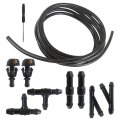Windshield Washer Nozzles Kit For Ford F150 2004 2013 Front Spray Jets With Hose And Connectors Replaces 3w7z17603aa 