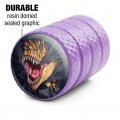 T-rex Dinosaur Ripping Valve Stem Caps For Tire Rim Wheel Aluminum Purple