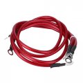 Qiilu Car Voltage Stabilizer Universal Fuel Saver Regulator Kit With 3 Earth Ground Cables For Truck Red