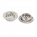 Uxcell 25mm Bottom Dia Stainless Steel Round Shaped Mesh Hole Air Vent Louver 40pcs