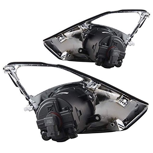 Clear Lens Chrome Bezel Fog Light Lamps For Toyota Avalon 2013-2014 W Wiring Kit Pair