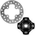 Caltric Front Left Rear Wheel Hub With Break Disc Compatible Honda Rancher 420 Trx420te 4x4 2020-2022