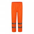 Aykrm 4 Colors Safety Rain Pants Reflective High Visibility Waterproof Orange 