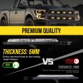 White Amber Led Grille Strobe Lights With 9 Key Switch 20-flashing Mode Surface Mount 12-led Mini Warning Grill Light Bar For