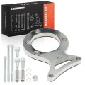 A-premium Polished Aluminum Power Steering Bracket Kit Compatible With 1982-1992 Ford Small Block 302 5 0l
