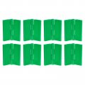 8pcs Acrylic Hinges 1 8 X 5 Inch Mini Hardware Folding Thicken Piano For Case Box Handicrafts Green 