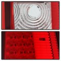 Acanii For 1999-2006 Gmc Sierra 1500 2500 3500 99-02 Silverado Led Tail Lights Brake Lamps Assembly Set Left Right Exotic Red