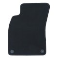 Black Velour Front Rear Floor Mats Carpet For Audi A4 S4 2009 2010 2011 2012 2013 2014 2015 2016