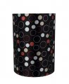 Aspen Creative 31272 Transitional Drum Cylinder Shape Spider Construction Lamp Shade In Black 8 Wide X 11 