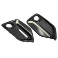 2pcs Front Left Right Fog Light Cover For Honda Civic 5 Door Hatchback Models 2017-2021