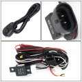 Auto Dynasty Pair Projector Front Driving Fog Light Lamps W Bezel Cover Switch Compatible With 14-15 Chevy Camaro Ls Lt 3 6l