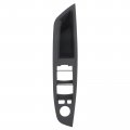 Driver Side Window Switch Door Handle Front Rear Left And Right Interior Inner Panel Pull Cover Trim For Bmw Black 7 Pcs
