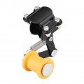Black Universal Motorcycle Tool Chain Tensioner Adjusters Guide Dirt Pit Bike Chopper With Backup Long Bolts Adjuster