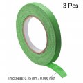Uxcell 3pcs 12mm 0 48 Inch Wide 20m 21 Yards Masking Tape Painters Rolls Light Green