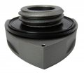 Vms Racing Gunmetal Rotary Oil Cap With Powered By 13b Emblem In Cnc Machined Billet Aluminum Compatible Mazda Wankel Rx-7 Rx7