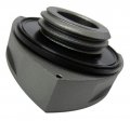 Vms Racing Gunmetal Rotary Oil Cap With Powered By 13b Emblem In Cnc Machined Billet Aluminum Compatible Mazda Wankel Rx-7 Rx7