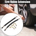 Uxcell 1 Set Tire Valve Extension 2pcs 8 27 Inflator Adaptor With 3pcs Brass 45 90 135 Multi Degree Stem