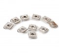 Jatech 10 Pcs Under Engine Cover Undertray Kit Screw Metal Clips For Audi Vw Passat B5 Skoda Superb
