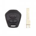 X Autohaux 2pcs 3 Buttons Uncut Insert Key Fobless Entry Remote Control Key Case Shell Replacement For Porsche Cayenne 911 996