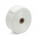 Uxcell 10m White Woven Cloth Car Motorcycle Exhaust Pipe Heat Insulation Wrap Tape