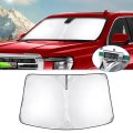 T Tgbros Custom Fit For Windshield Sunshade Gmc Yukon 2021 2022 Xl Window Shade Foldable Shield Upgrade Reflective Polyester 