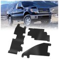 Grille Air Deflector Set For 2009 2014d F 150 Replacement For Fo1218114 Fo1218119 Radiator Support Accessory Black 3pcs Go-3886 