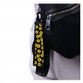 Glenlcwe Cute Floral Print Women Wristlet Strap For Key Cell Phone Car Neoprenechain Handbag Charm Key Ring