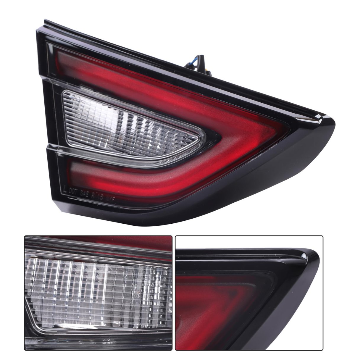 Inner Driver Side Tail Light Assembly For Maxima 2019 2020 2021 Replacement 265459dj0a Red Halogen Rear Lamp